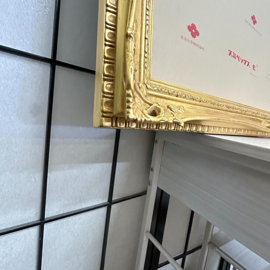 新品　未使用 　ゴールド　　F12 油絵額縁／油彩額縁　610×500