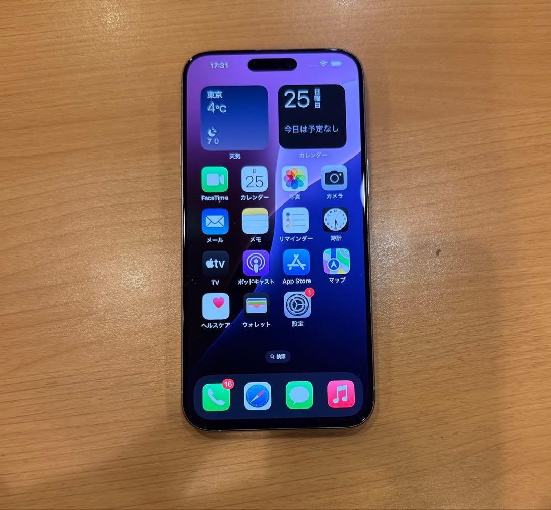 iPhone 15 Pro Max 256GB バッテリー100%