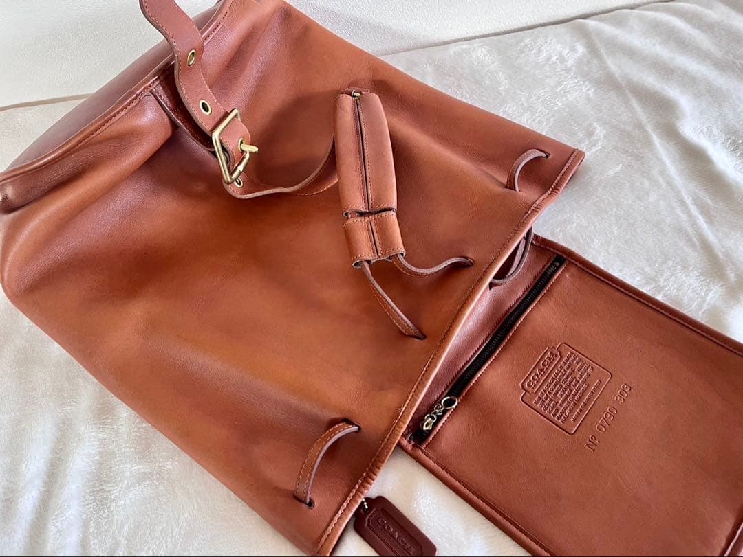 バッグ Vintage Coach The Sling British Tan 9929