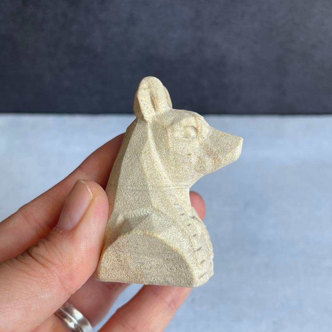 サンドストーン エジプト神話 彫刻 アヌビス