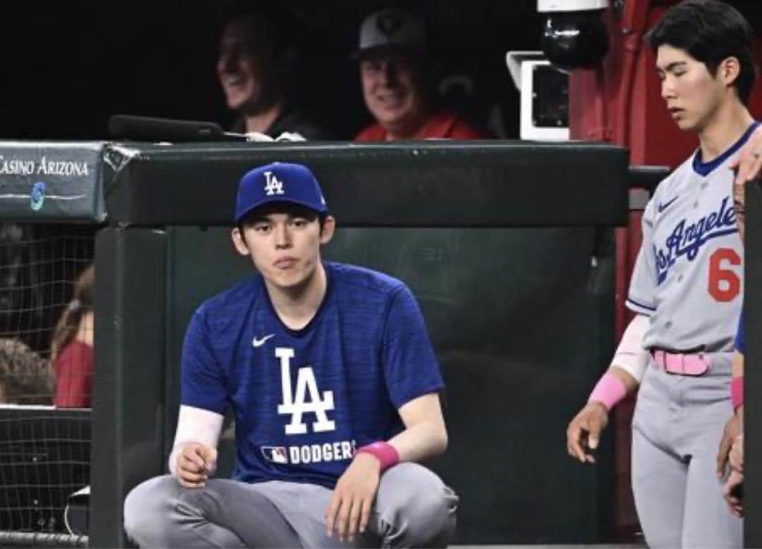 ドジャース 練習時選手着用品 Tシャツ サイズM 正規品 新品未使用