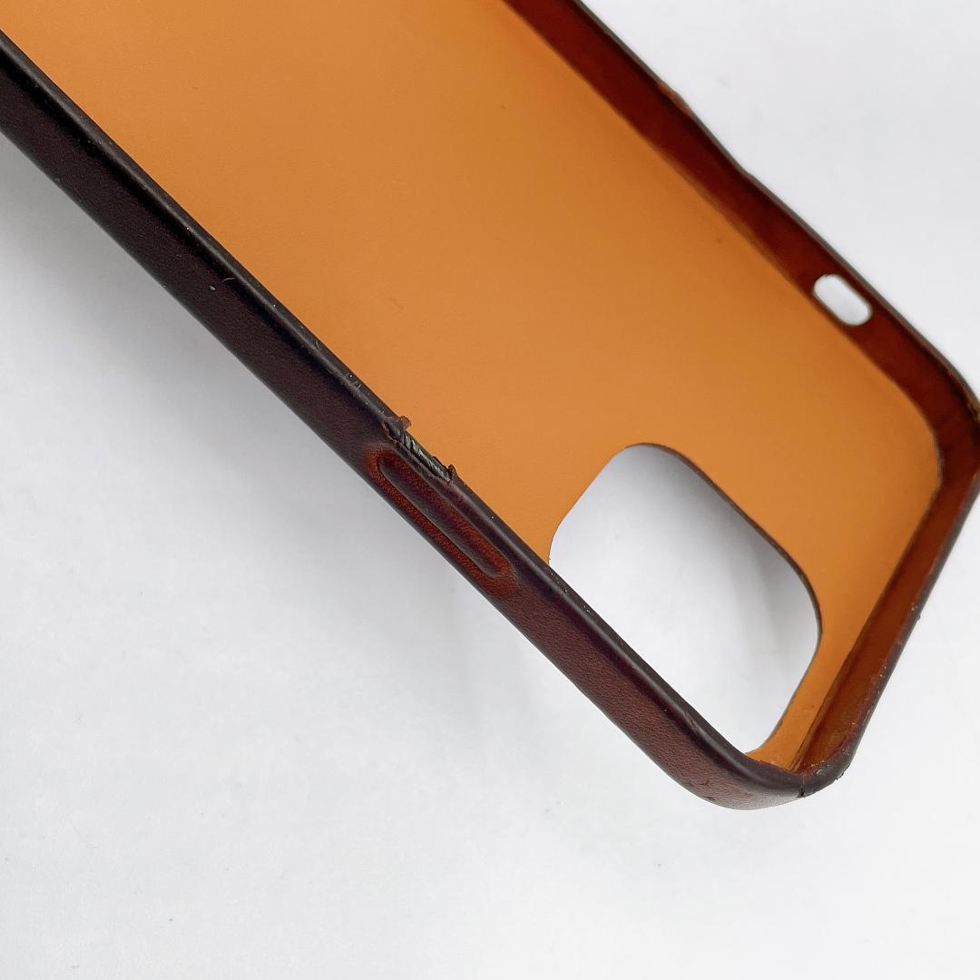 HERMES iPhone12/12 PRO 革 スマホケース m466