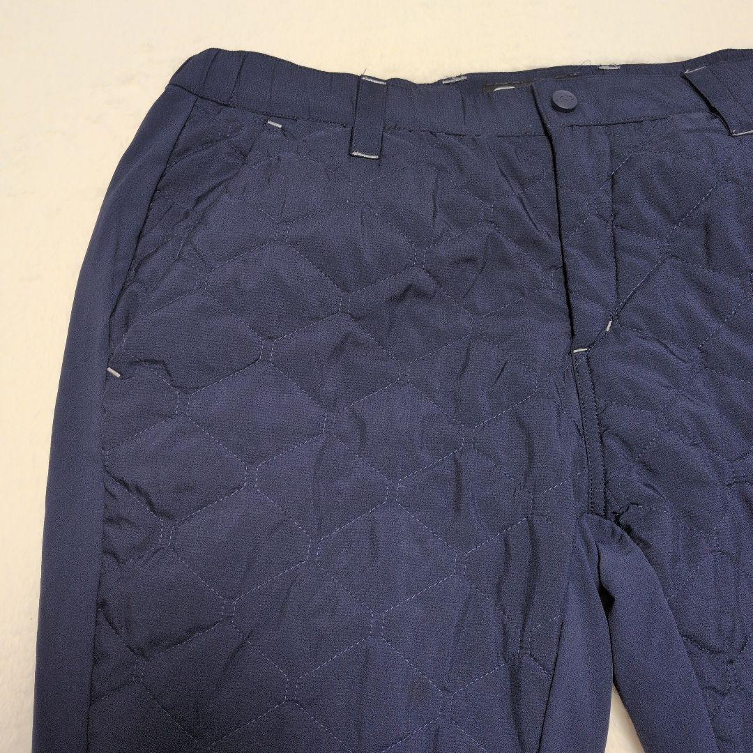 オークリー 中綿 キルティング パンツ XL ネイビー 防寒 防風 ゴルフ