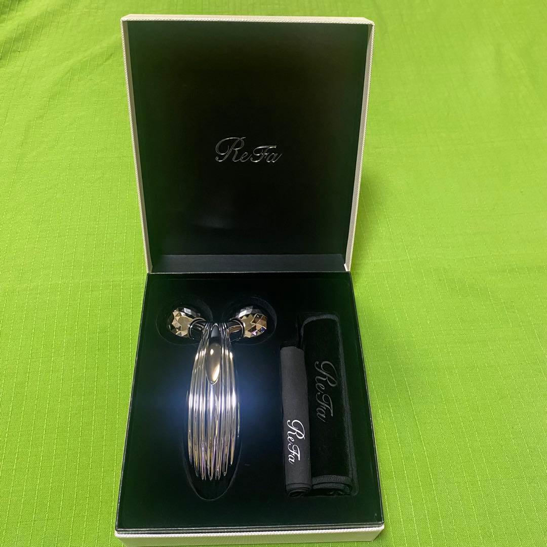 美品 ReFa CARAT RAY RF-PC2019B 美顔ローラー シルバー