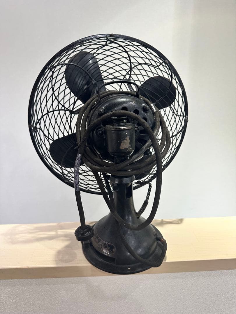 アンティーク　扇風機　真鍮　什器