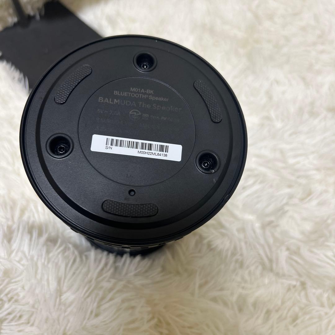 【動作OK】バルミューダ　BALMUDA　M01A-BK ワイヤレススピーカー