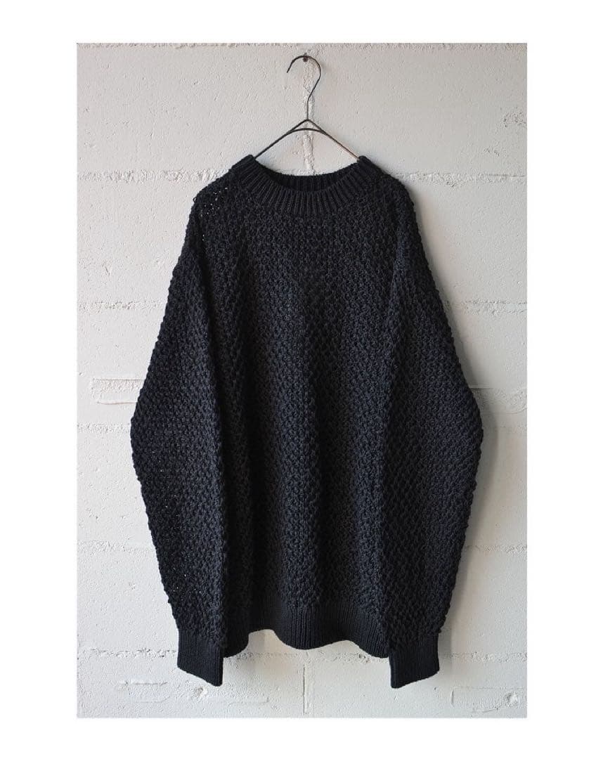 【美品】Yonetomi GIMA MESH KNIT PULLOVER