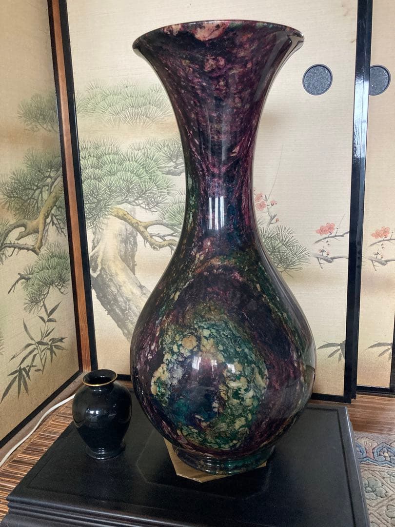 インテリア　雑貨　石　花瓶　壺　鑑賞石　原石