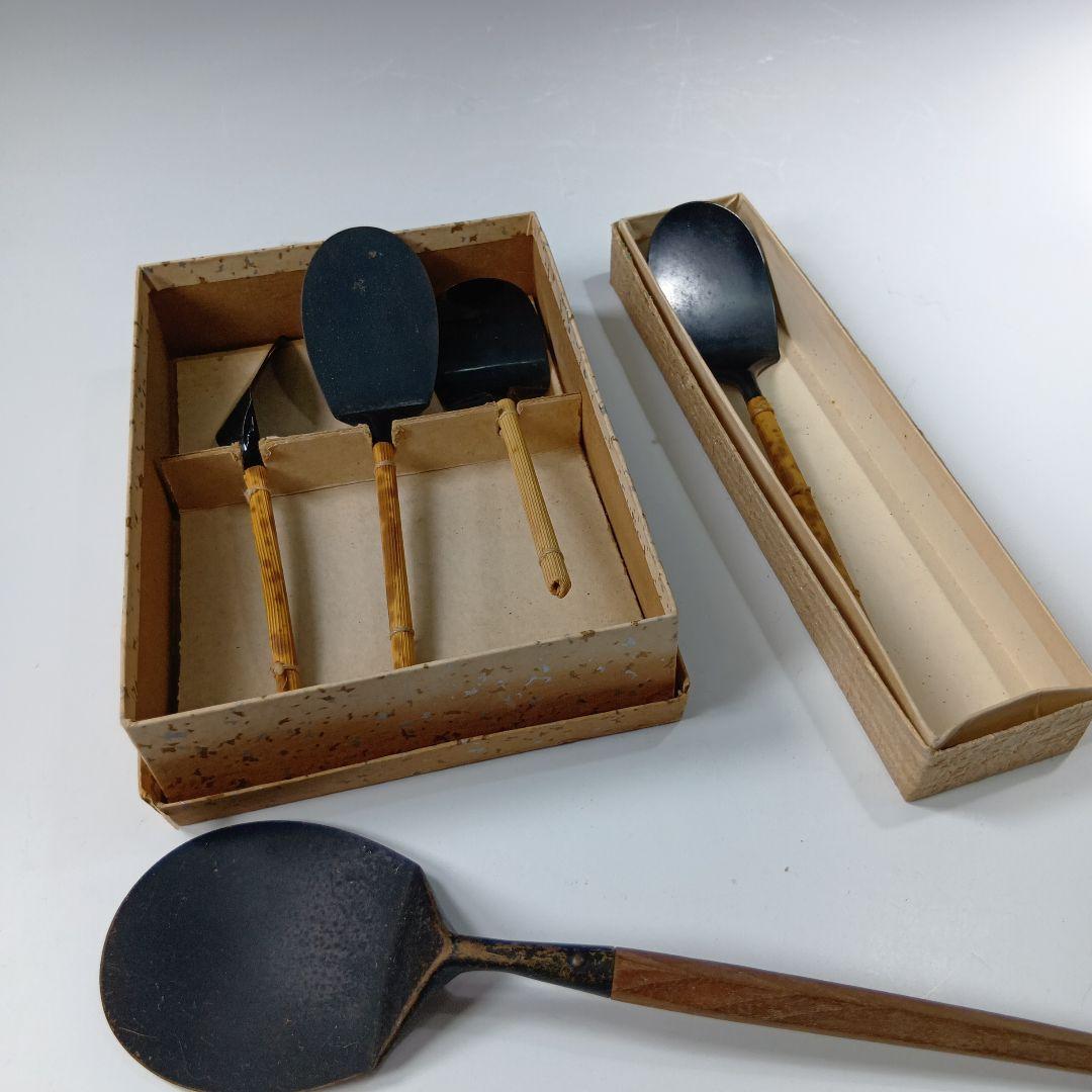 茶道具　火箸4個　灰匙5個　おまとめ