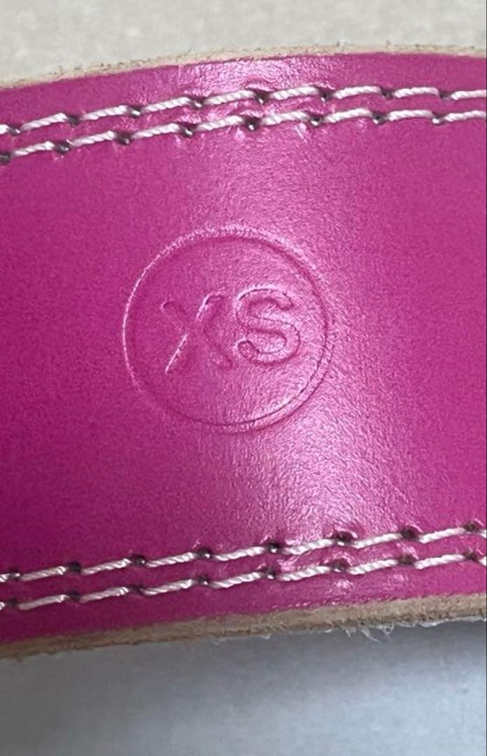 GOLD'S GYM トレーニングパワーベルト ピンク　XSサイズ