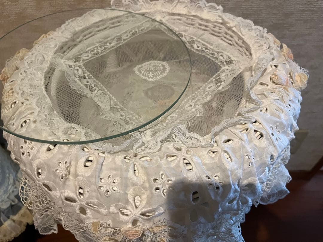 さえら　ラタン円テーブル