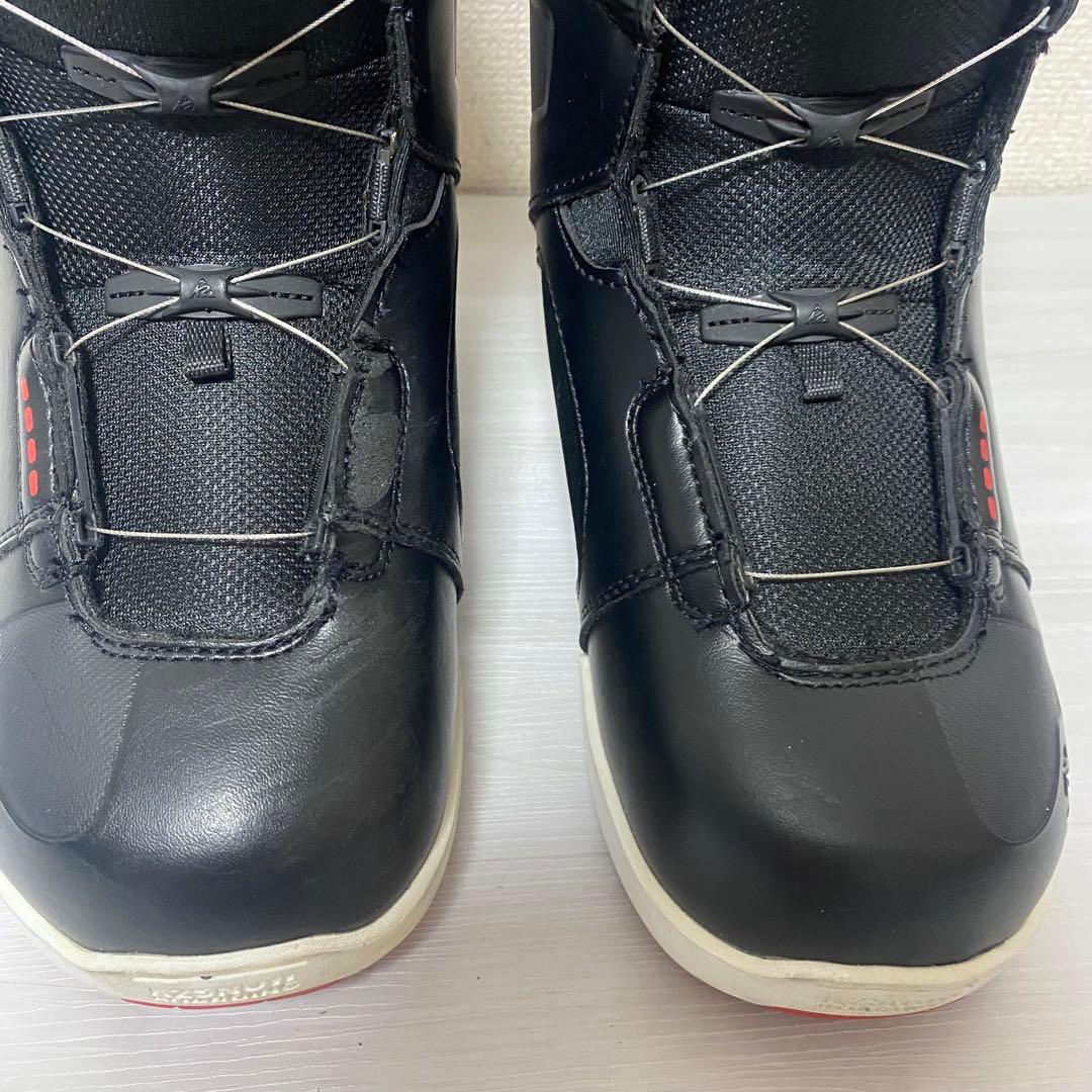 【美品】K2 RAIDER BOA 25cm ブラック　スノーボードブーツ