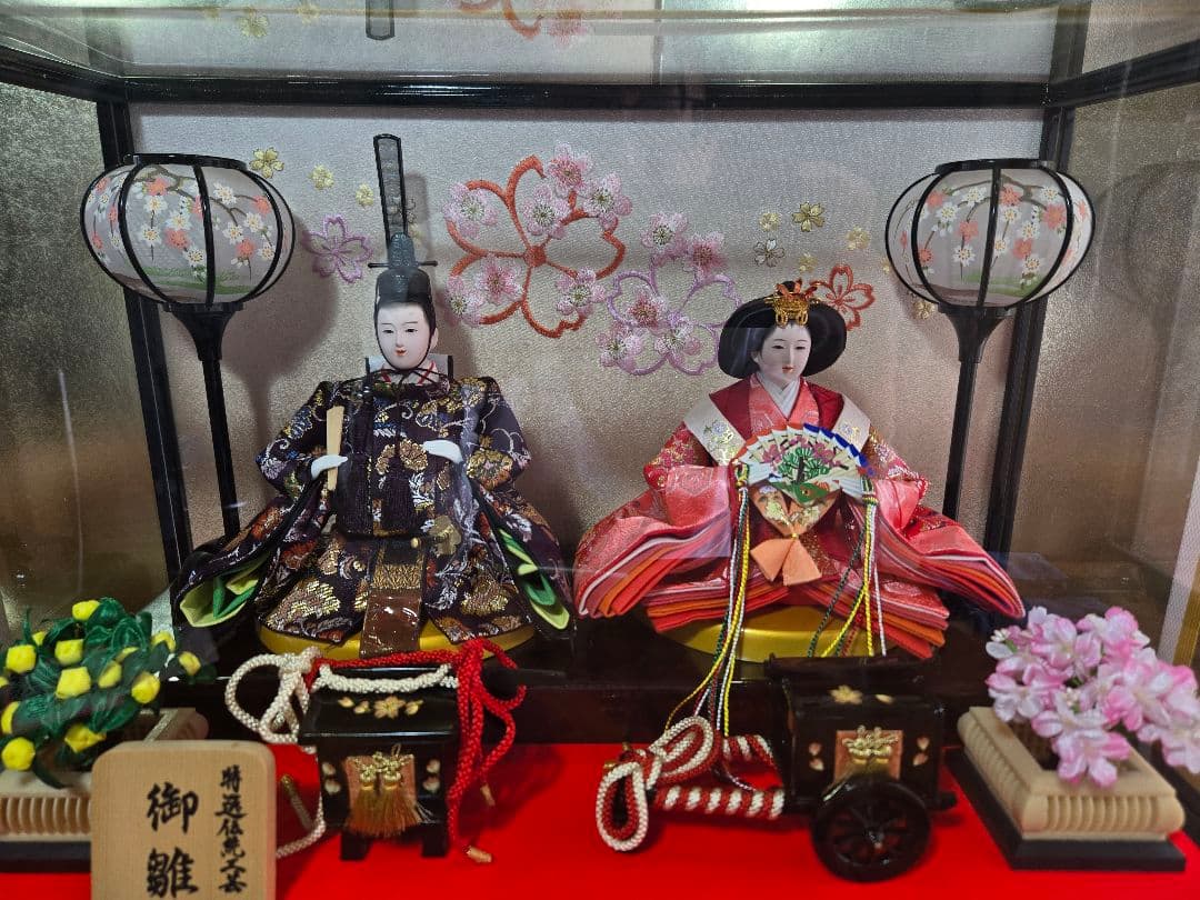 【一点限り】雛人形 ケース飾り　K3