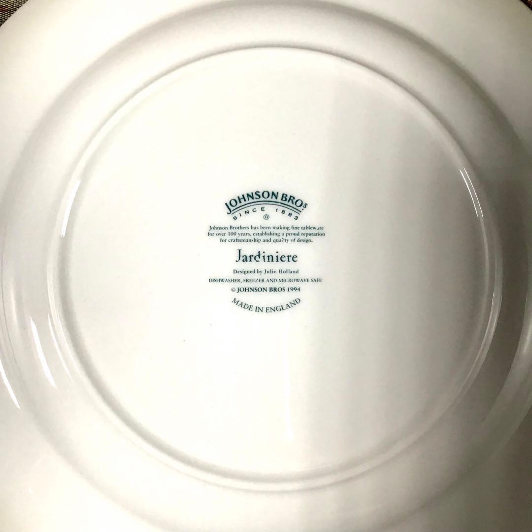 JOHNSON BRO.S 『jardiniere』　ディナープレート　4枚