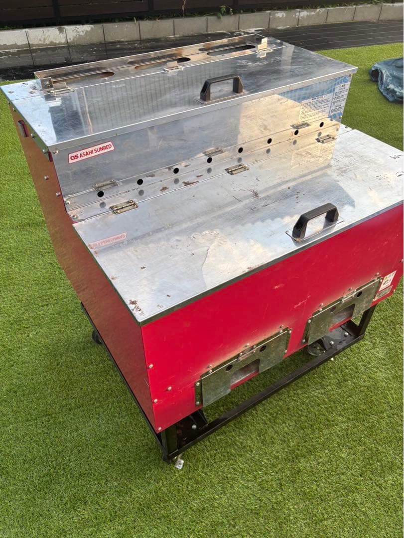 ガス式 焼いも機 いもランド(保温室付) AY-1500 中古