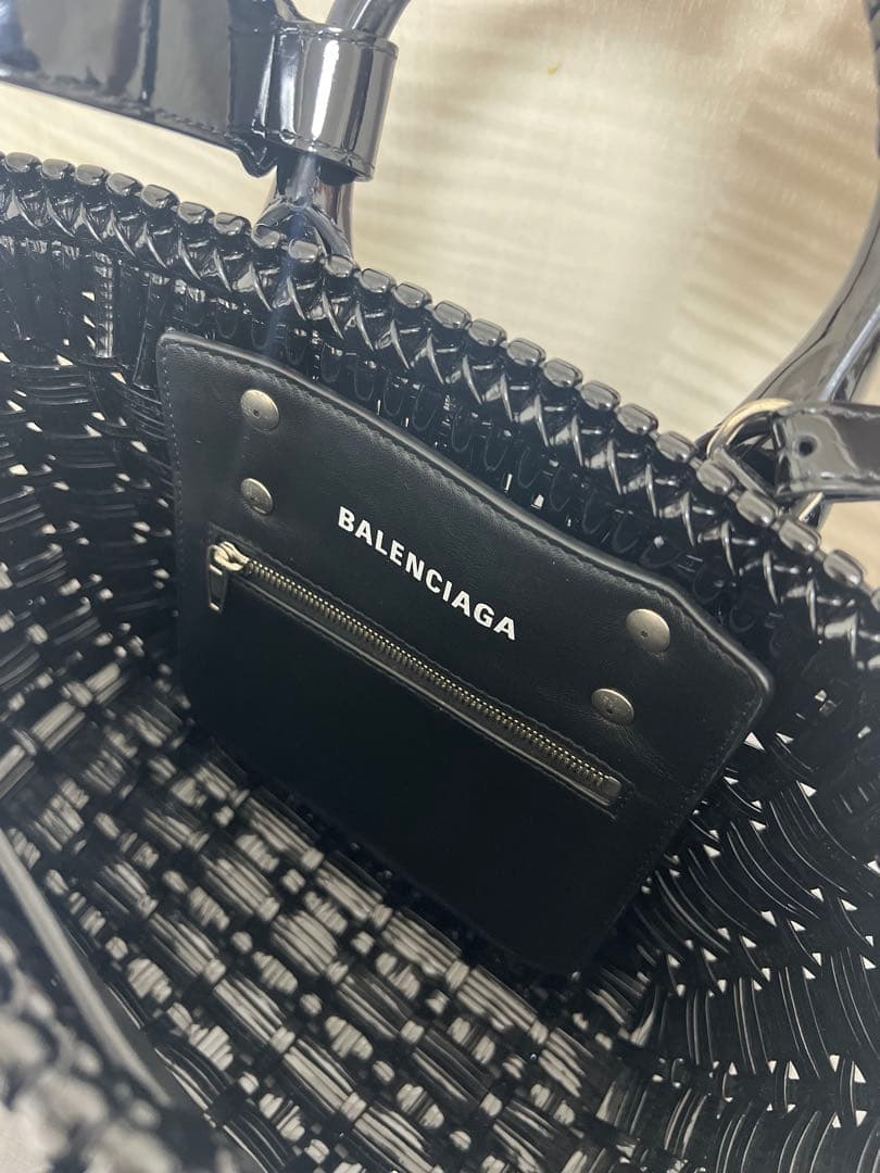 BALENCIAGA ビストロ ブラック かごバッグ
