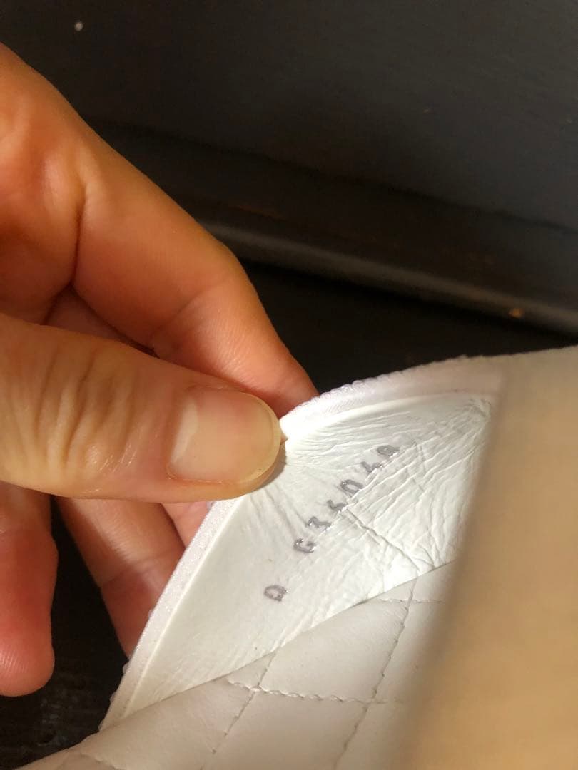 CHANEL フラットシューズ ホワイト/ブラック