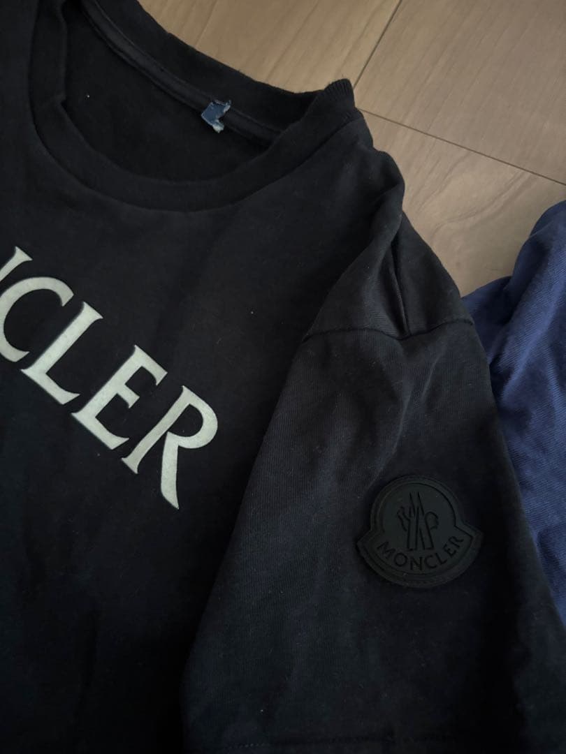 最終値下 モンクレール Tシャツ 2枚 10a 140 ブラック ネイビー