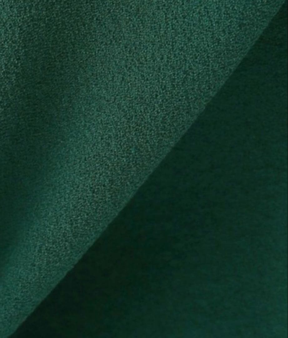 美品★ドゥーズィーエムクラス GGシルクブラウス★グリーン