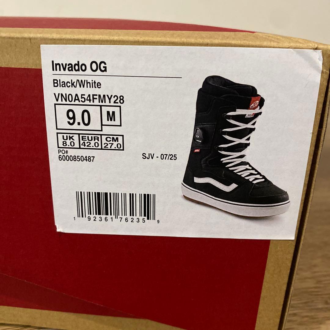 Vans INVADO OG インバード BOA スノーボードブーツ ブラック