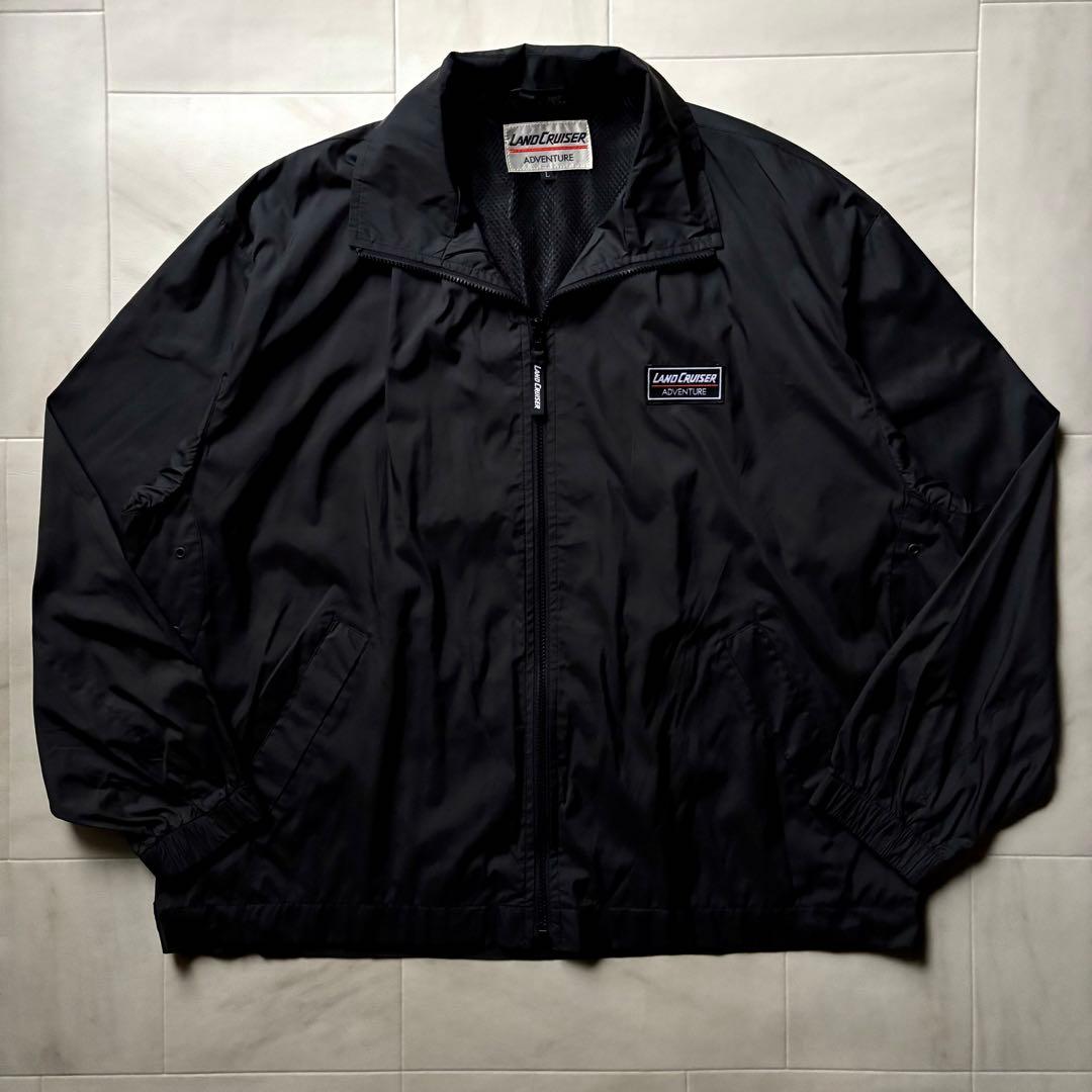 トヨタ ランドクルーザー ジップアップナイロンジャケット 裏地メッシュ Lサイズ