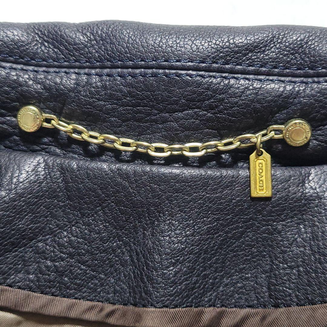 【こいあたまか】さん専用✨コーチ　レザージャケット 羊革 シングル ターンロック