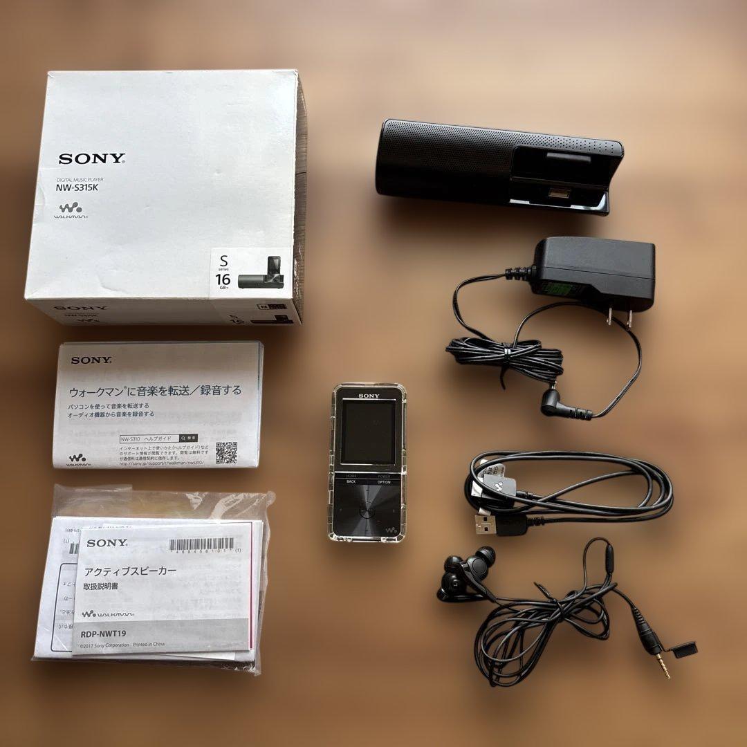 SONY NW-S315K デジタルオーディオプレーヤー 16GB