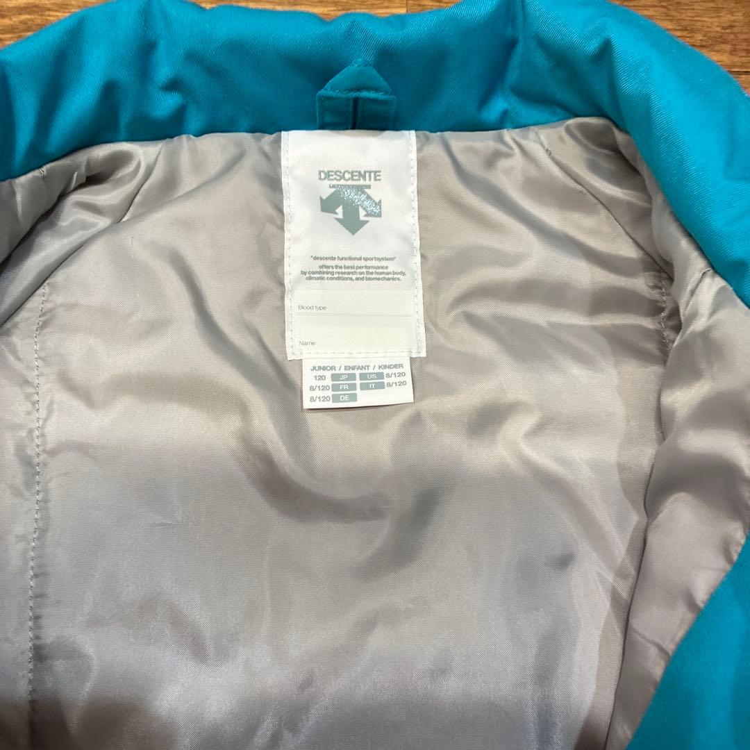 DESCENTE スキーウェア 120サイズ 赤/青
