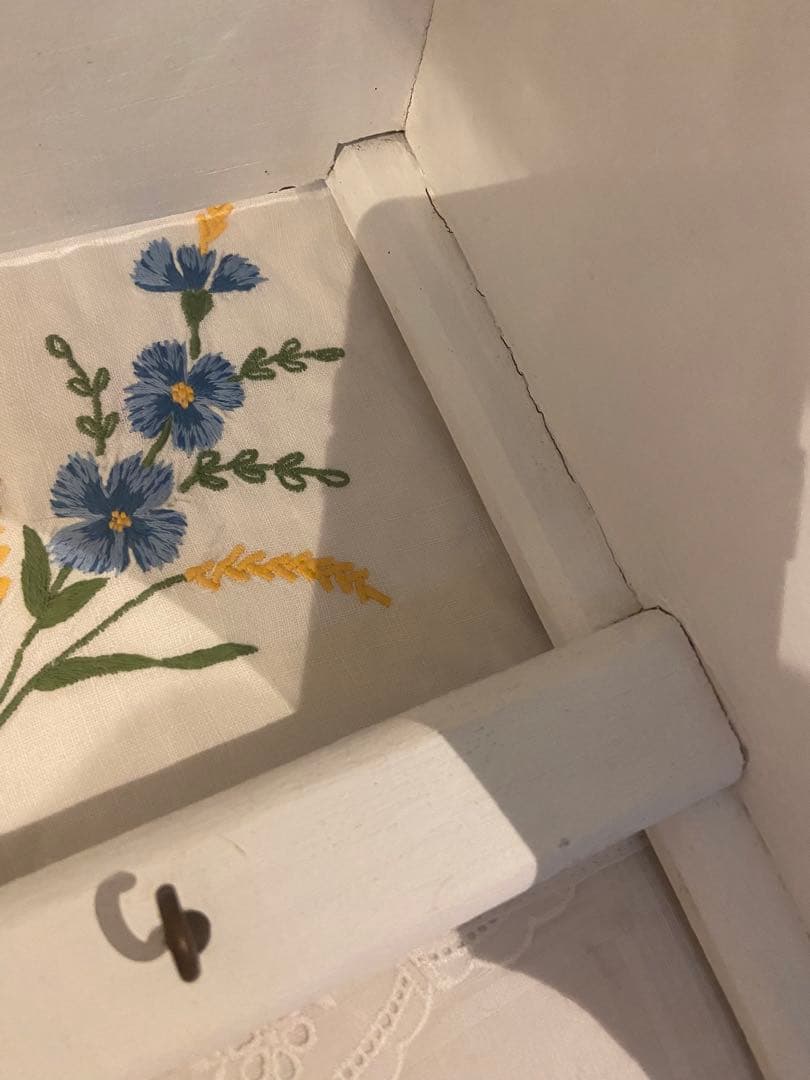 jam❣️フランスアンティーク☆木製フック付きシェルフ