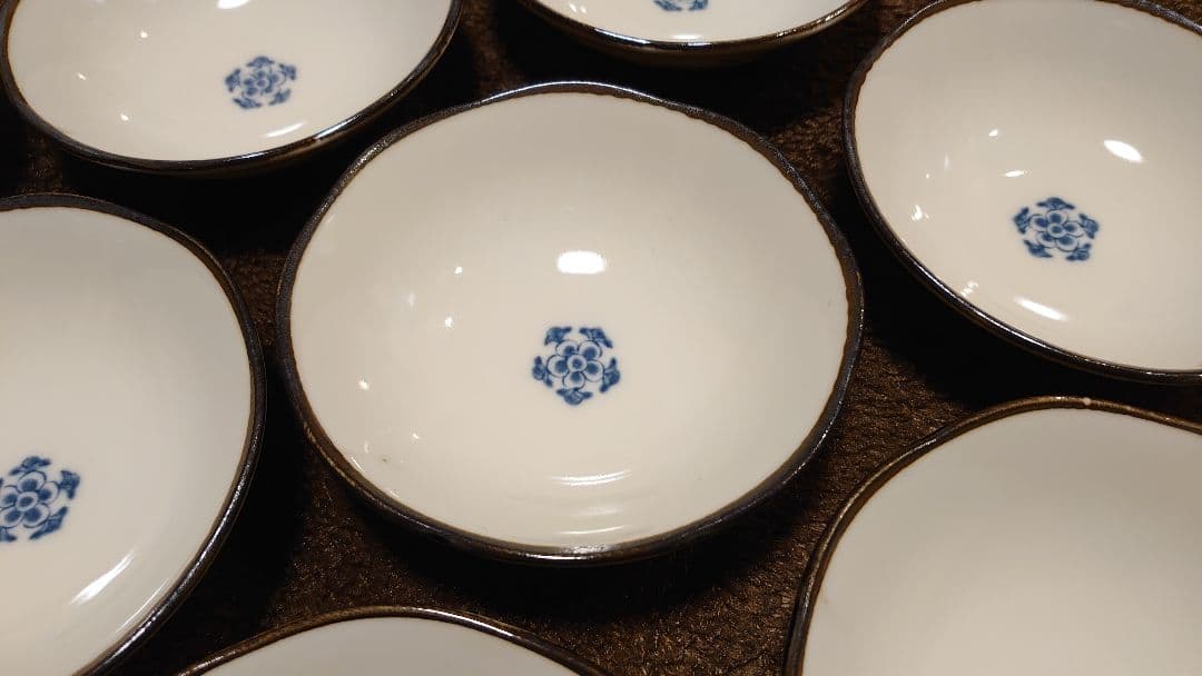 古伊万里　伊万里　染付　豆鉢　江戸期　蔵出し　10客