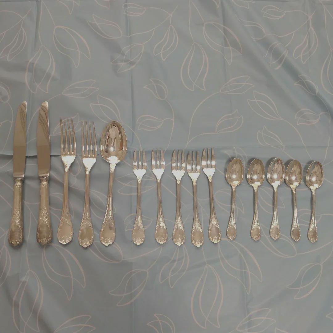 Christofle クリストフルシルバーカトラリーセット 15点