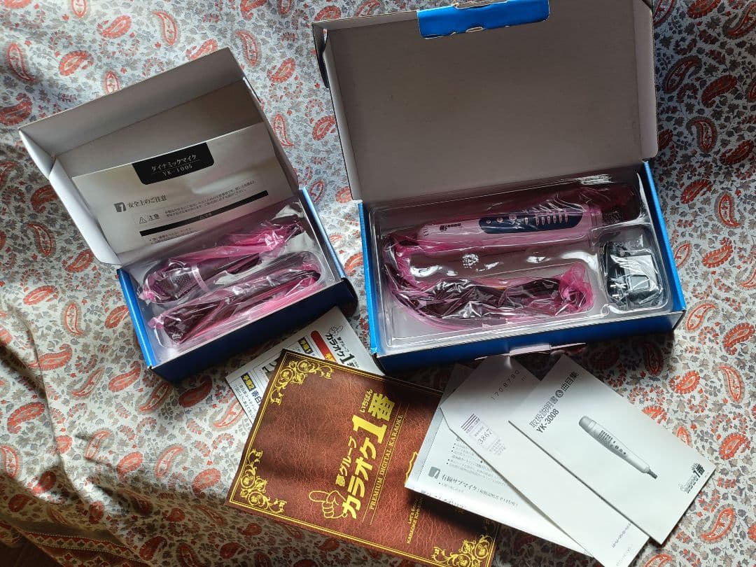 【新品未使用】夢グループ　カラオケ一番＆純正サブマイク　動作確認済