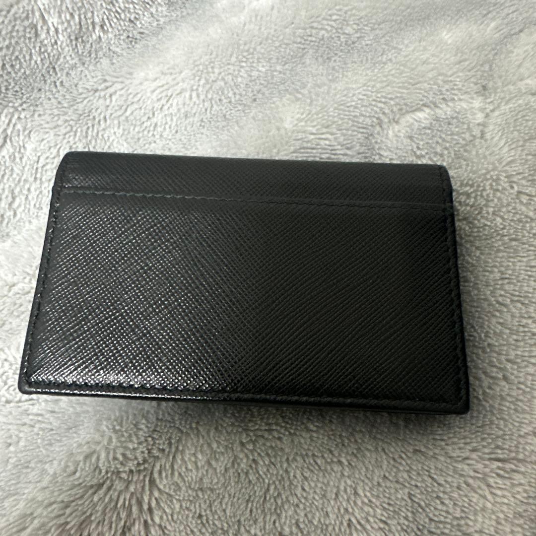 PRADA ブラックレザー 名刺入れ