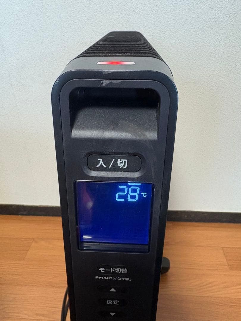 シロカヒーター　24年　リモコンなし　　siroca 速暖マイカヒーター