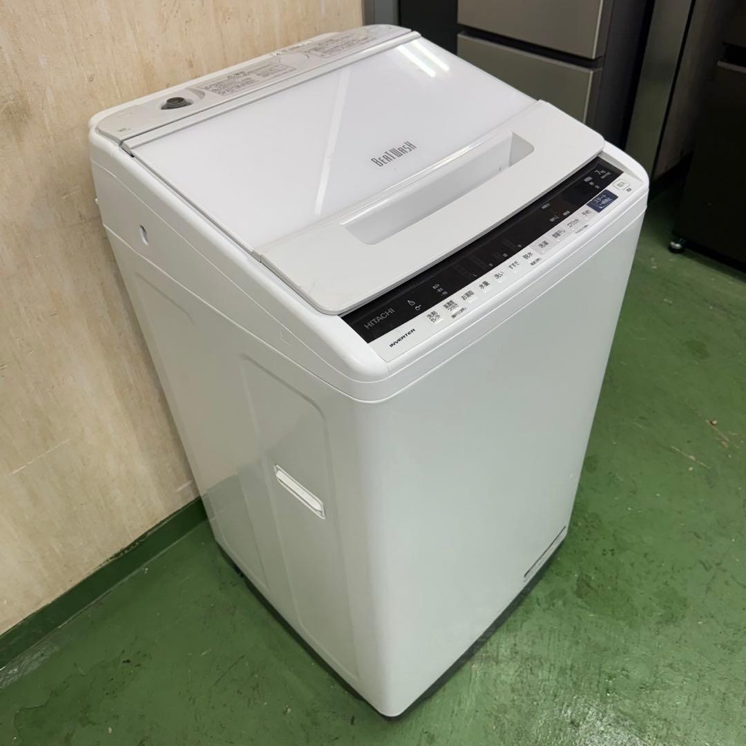 196 関東配送　ビートウォッシュ　洗濯機　容量7kg インバーター搭載　美品