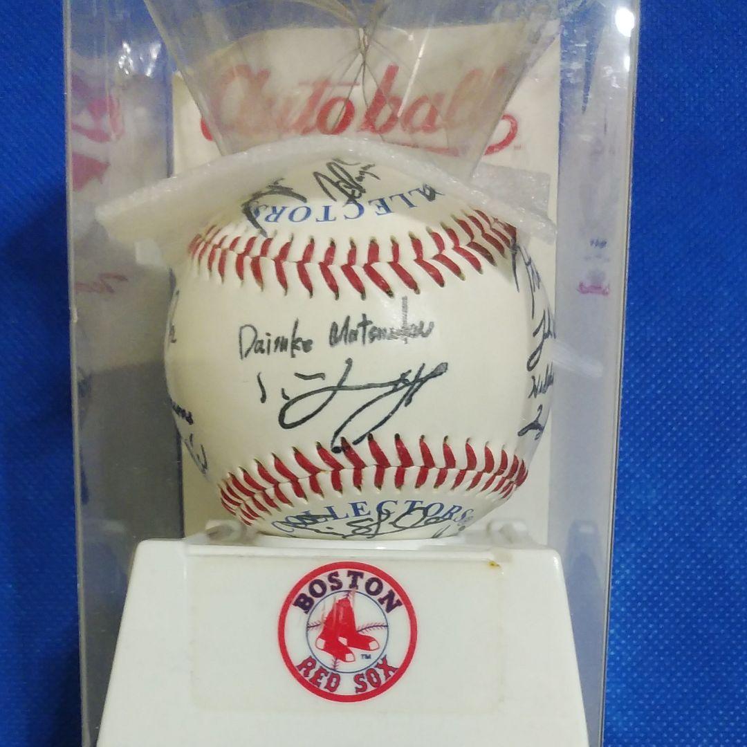 ボストン　レッドソックス　MLB　松坂大輔　サインボール　REDSOX