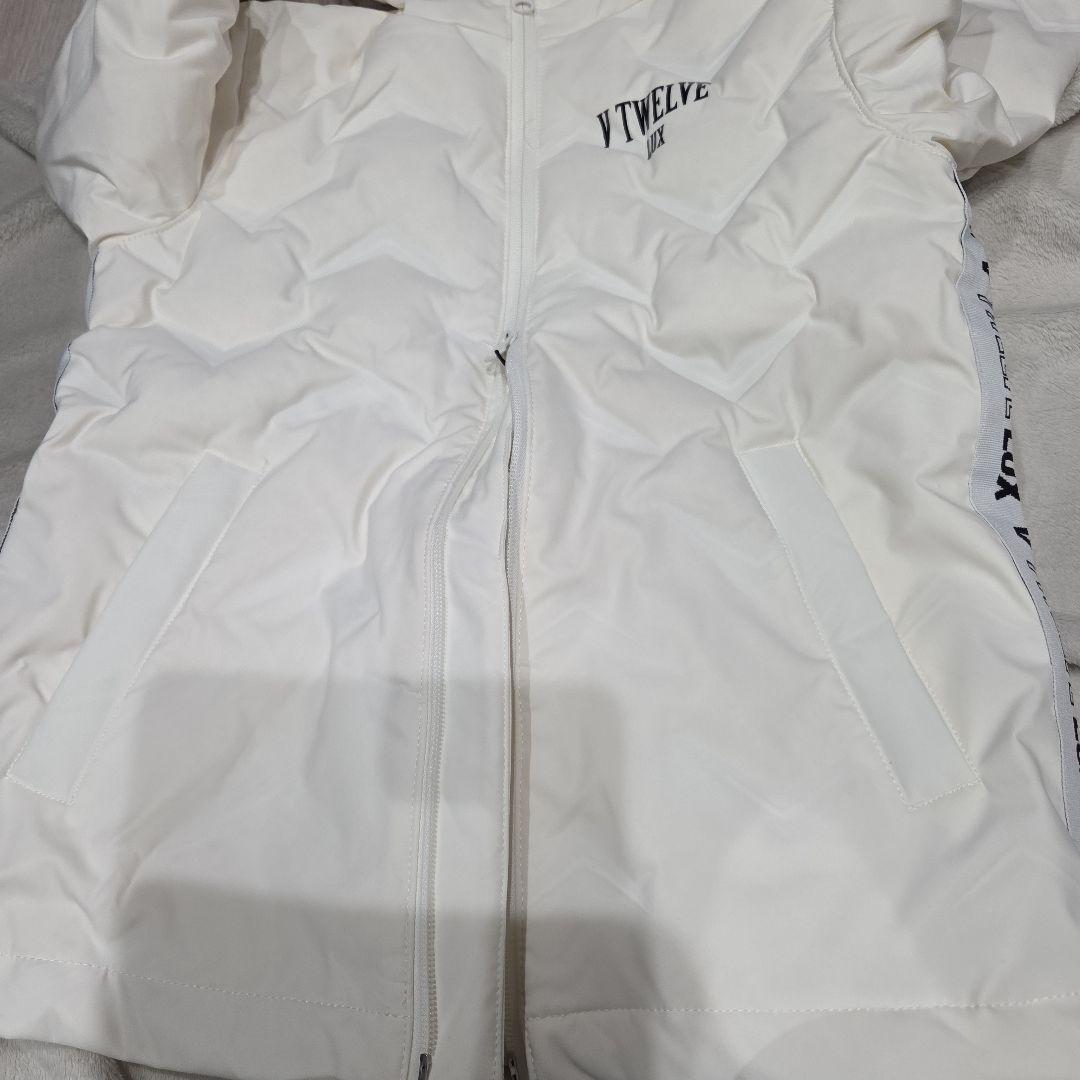 Twelve Lux フード付きダウンジャケット ホワイト