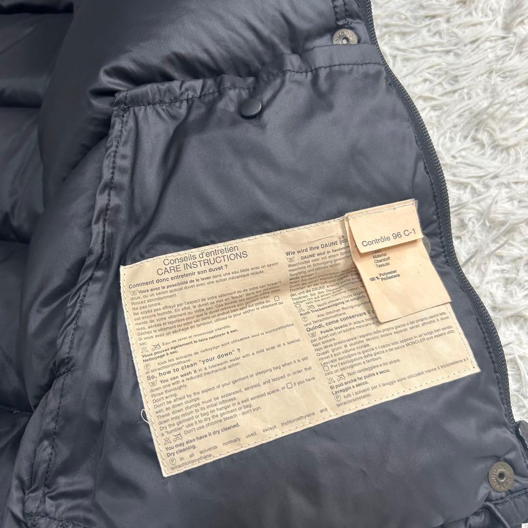 15994✨90s モンクレール 青タグ Y2K 短丈 ダウンジャケット