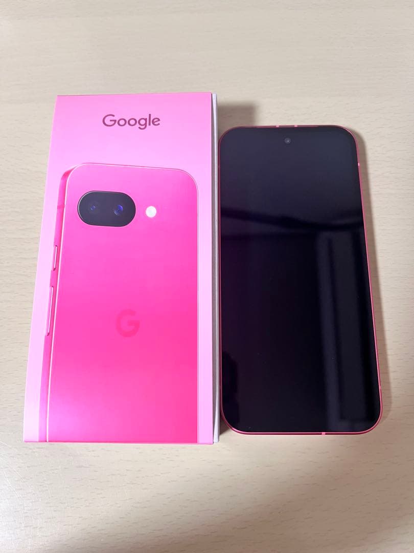 Google Pixel 9a ピンク　本体　充電器付き