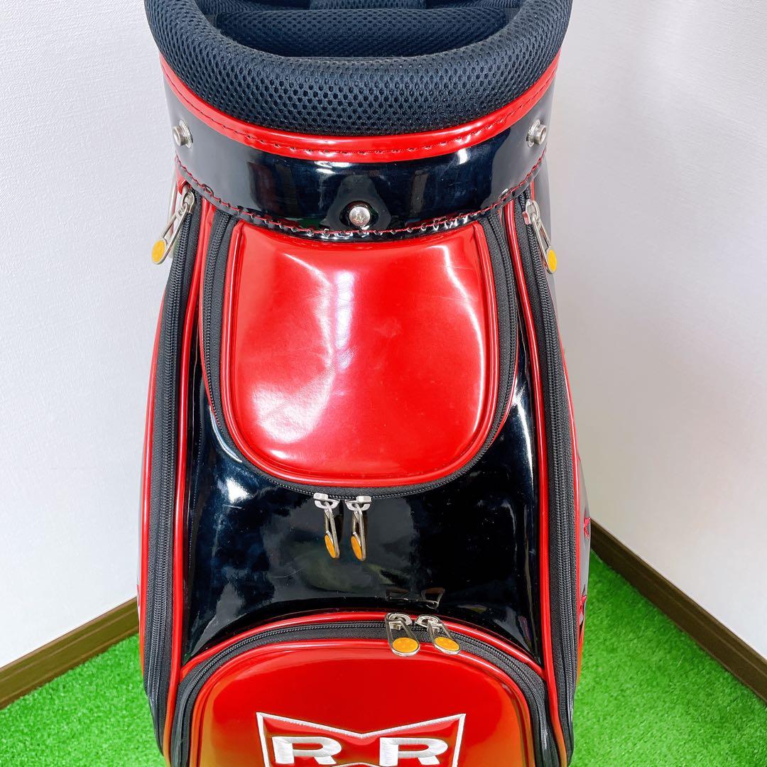 ドラゴンボール　レッドリボン軍　キャディーバック　赤　3点式　9.5型　46in