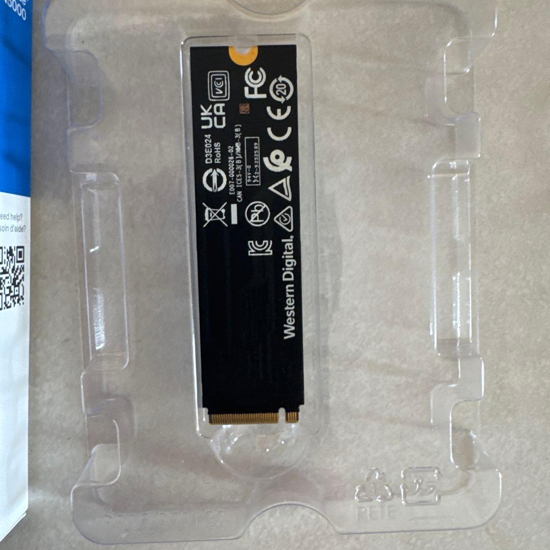 内蔵型SSD WD Blue 500GB SN5000 NVMe SSD