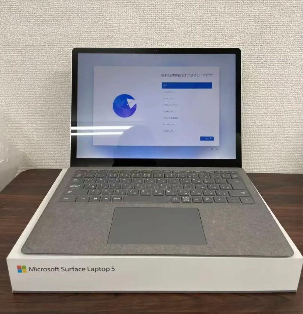 ⑦M1 Microsoft Surface Laptop 5 R2I-00020