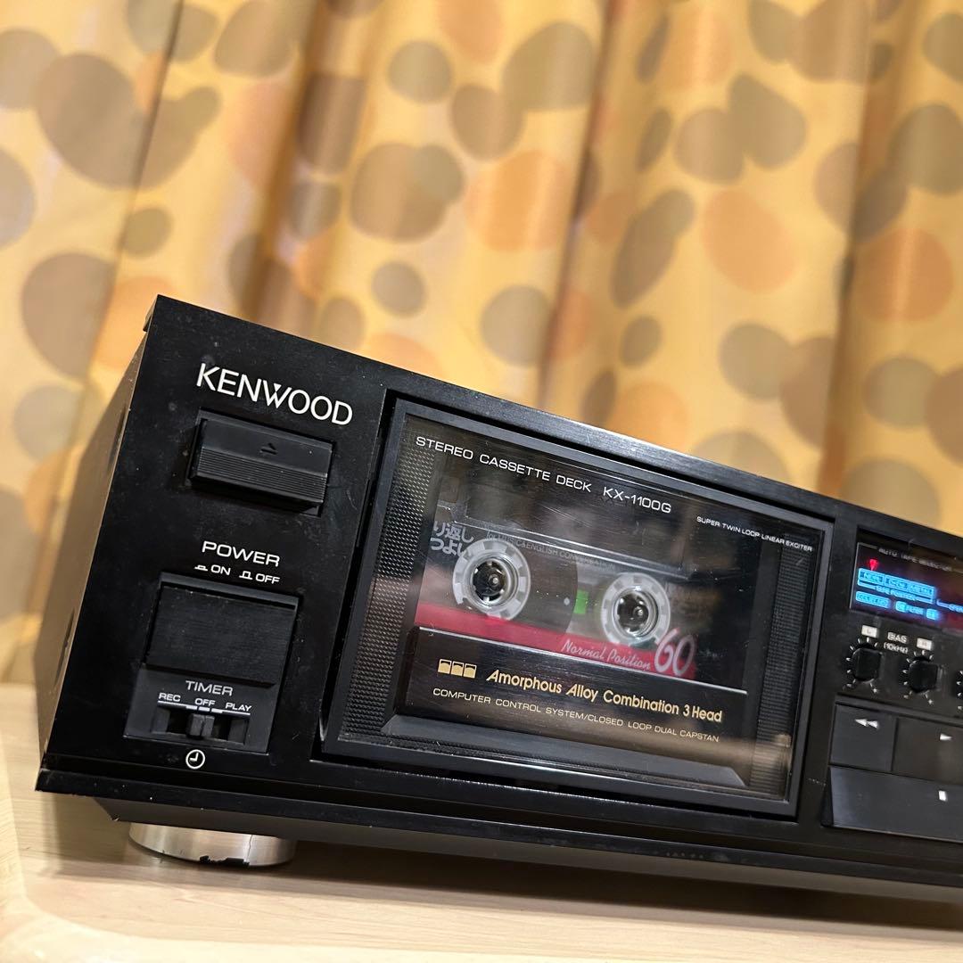 KENWOOD KX-1100G カセットデッキ　※要詳細確認