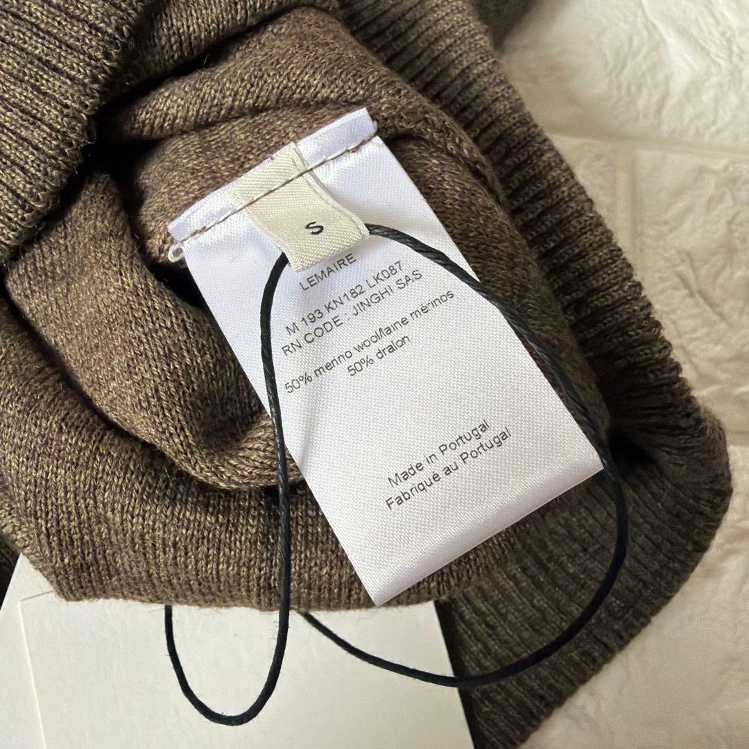 新品　LEMAIRE ルメール メンズ クルーネックセーター S 2019FW
