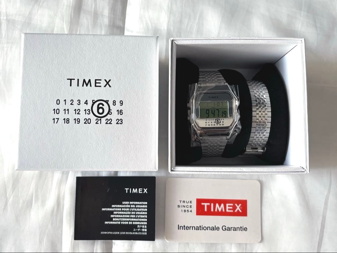 TIMEX×MM6 Maison Margiela 腕時計 T80 シルバー