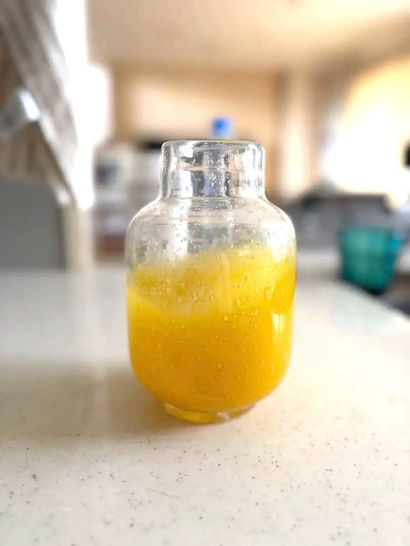 lif design 花瓶 フラワーベース　新品　　イエロー　ガラス製