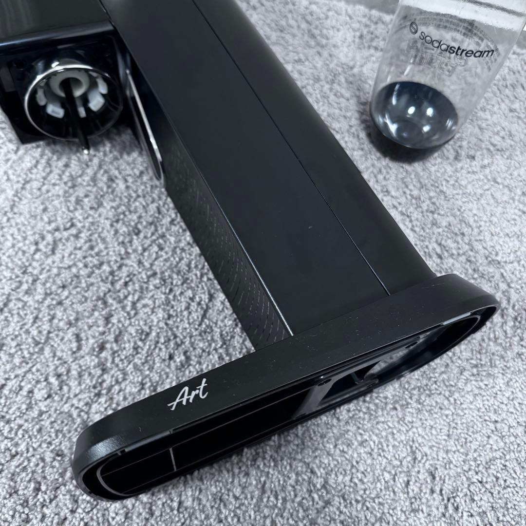 SodaStream Art ブラック 炭酸水メーカー ボトル付き　ガス付き