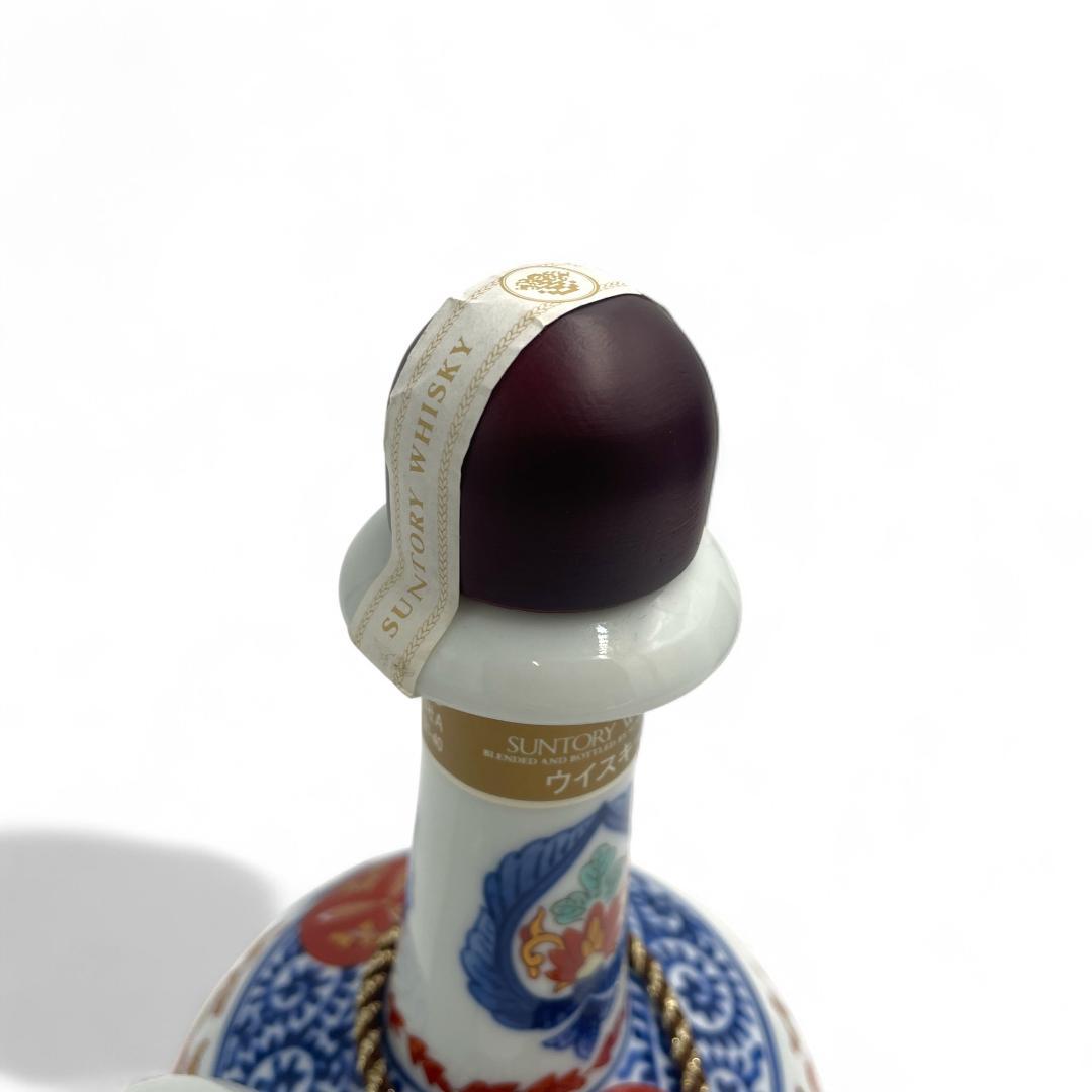 【未開栓】希少サントリー/染錦「福寿」文乳首徳利瓶/有田焼/600ml