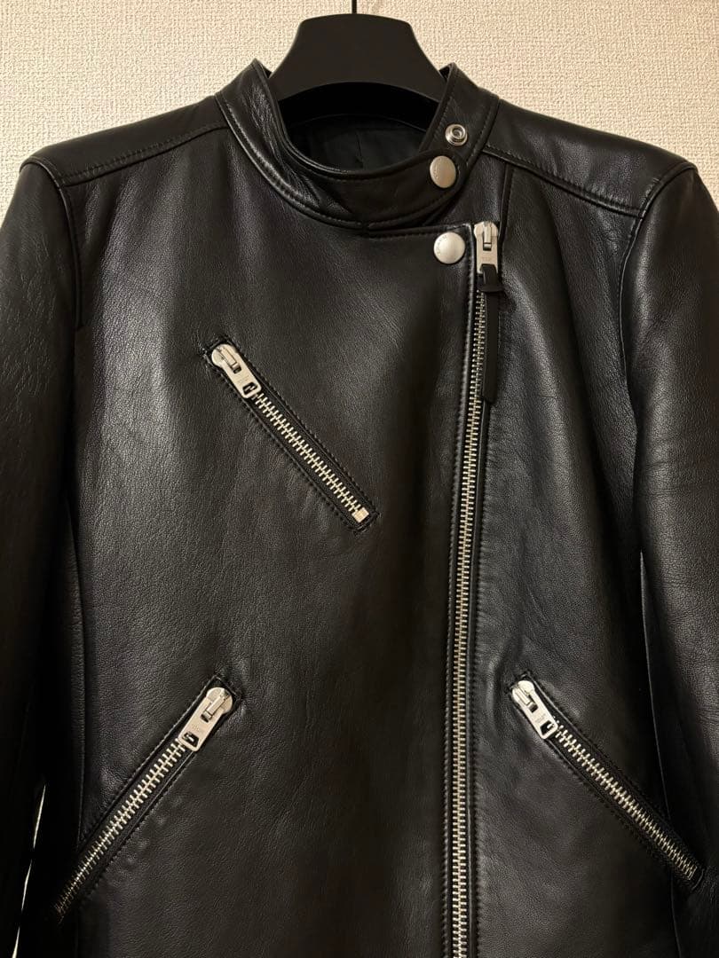 coachコーチ ラムレザージャケッ ト ブラック
