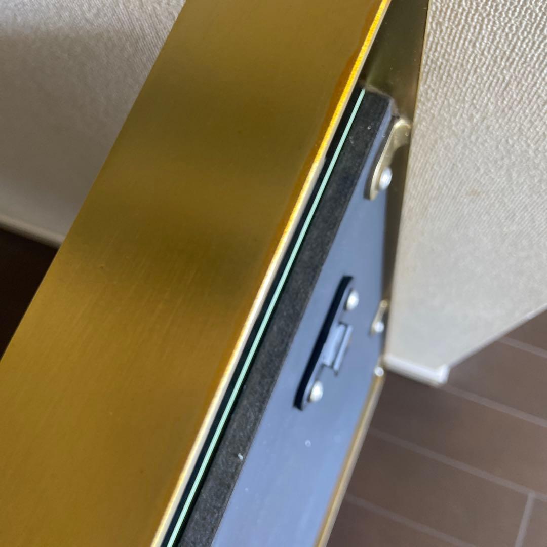 姿見　ミラー　ウォールミラー　鏡　アクシス　ゴールド　アンティーク　壁掛け